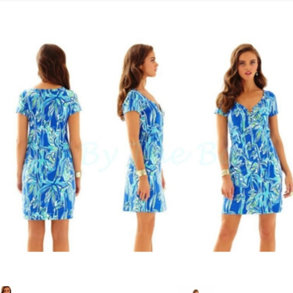 Lilly Pulitzer Palmira Dress Blue Crush Bamboom